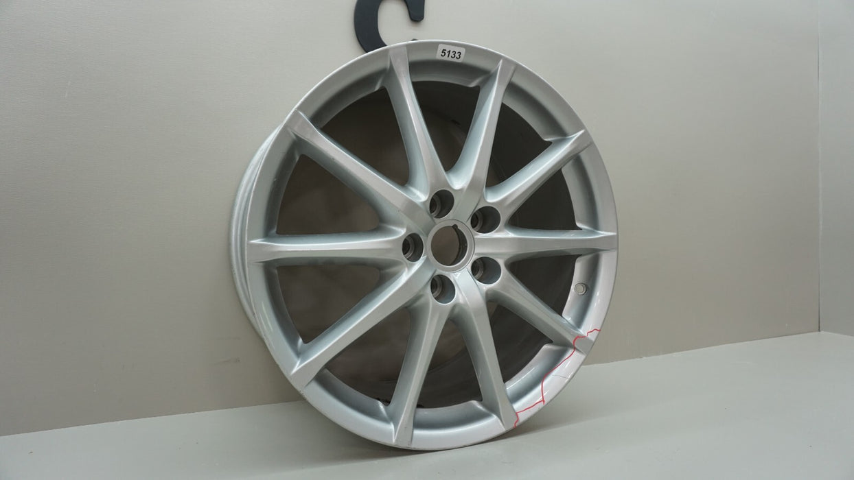 2004-2012 ASTON MARTIN DB9 REAR WHEEL RIM 10 SPOKE 19X9.5 19" OEM 9G43-1007-BC