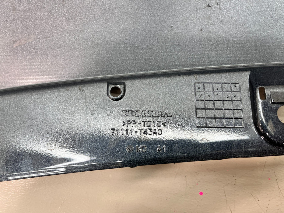2022-2026 HONDA CIVIC FRONT BUMPER UPPER PANEL GARNISH OEM 71111-T43A