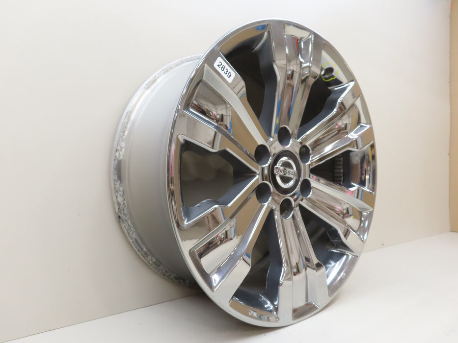 2017-2019 NISSAN TITAN SV 20X8 CHROME 6 SPOKE WHEEL RIM OEM