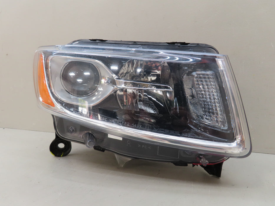 2014 2015 2016 JEEP GRAND CHEROKEE FRONT RIGHT PASSENGER HEADLIGHT HALOGEN OEM