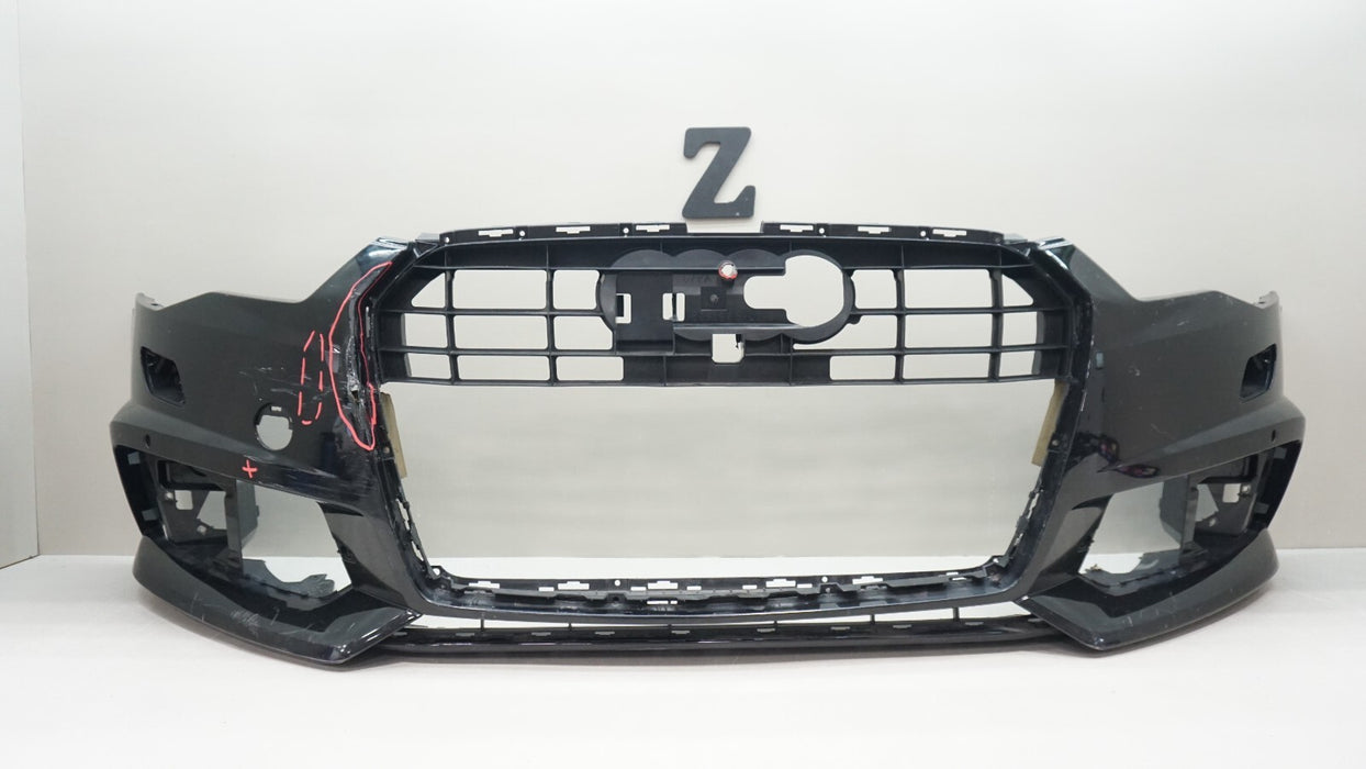 2016-2018 AUDI A6 S-LINE FRONT BUMPER COVER PANEL OEM 4G0807437 16 17 18