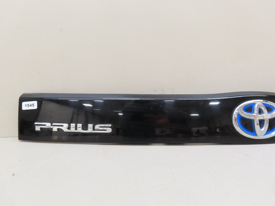 2010-2015 TOYOTA PRIUS HYBRID REAR TRUNK TAIL GATE LID MOLDING PANEL OEM