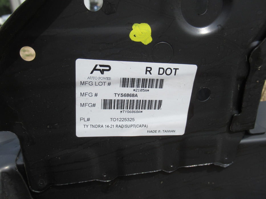 2014-2021 TOYOTA TUNDRA FRONT RADIATOR SUPPORT AFTERMARKET