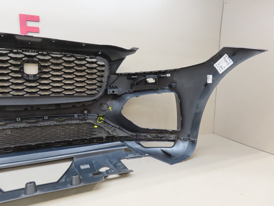 2021-2023 JAGUAR F-PACE FRONT BUMPER COVER PANEL W/GRILLE W/LOWER OEM