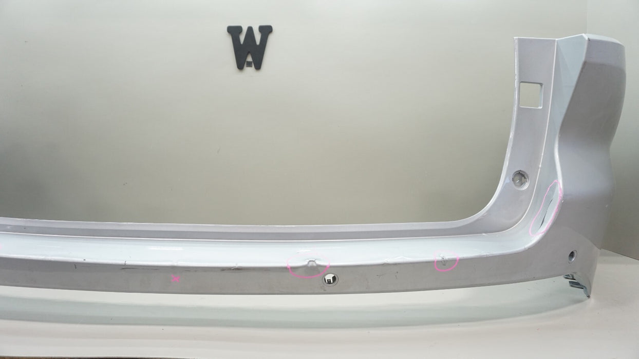 2022 JEEP GRAND CHEROKEE REAR UPPER BUMPER COVER W/ SENSOR HOLES 6XP33TRMAC OEM
