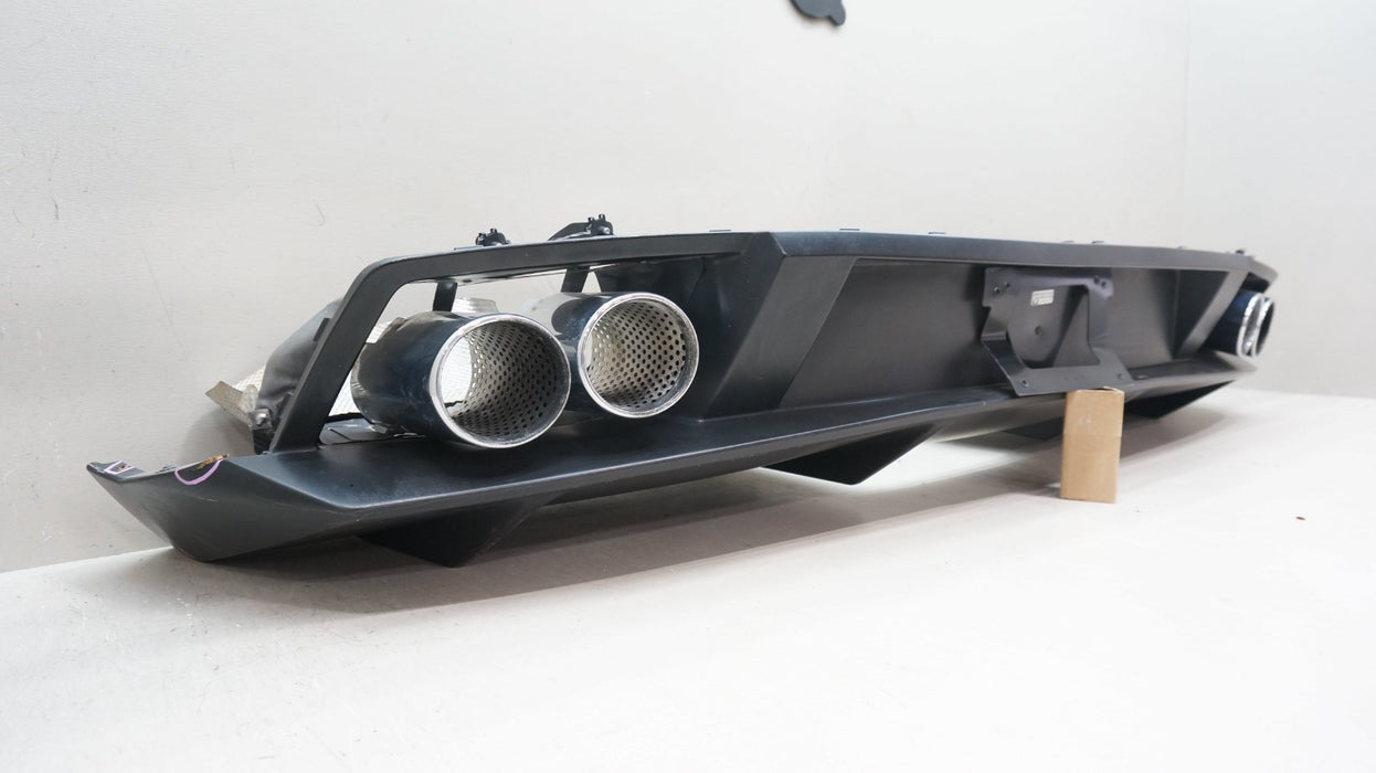 2009-2013 LAMBORGHINI GALLARDO REAR BUMPER DIFFUSER W/ EXHAUST TIPS 400807527D