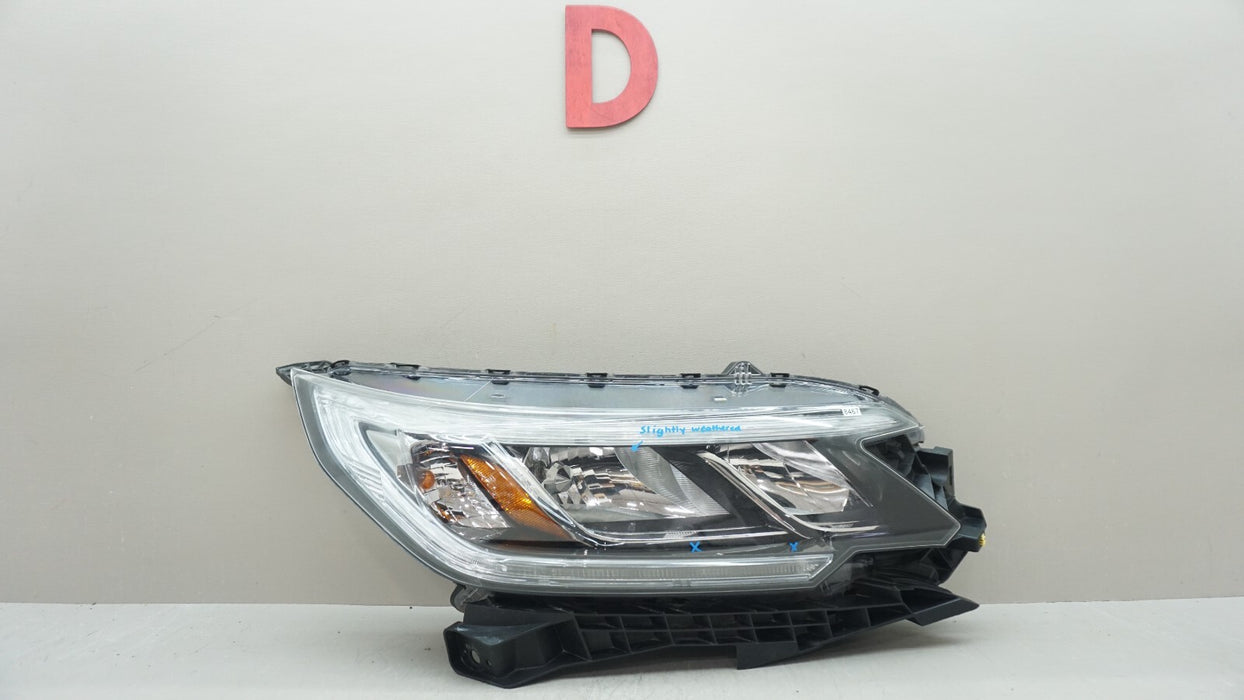 2015-2016 HONDA CRV FRONT RIGHT PASSENGER SIDE HALOGEN HEADLIGHT OEM