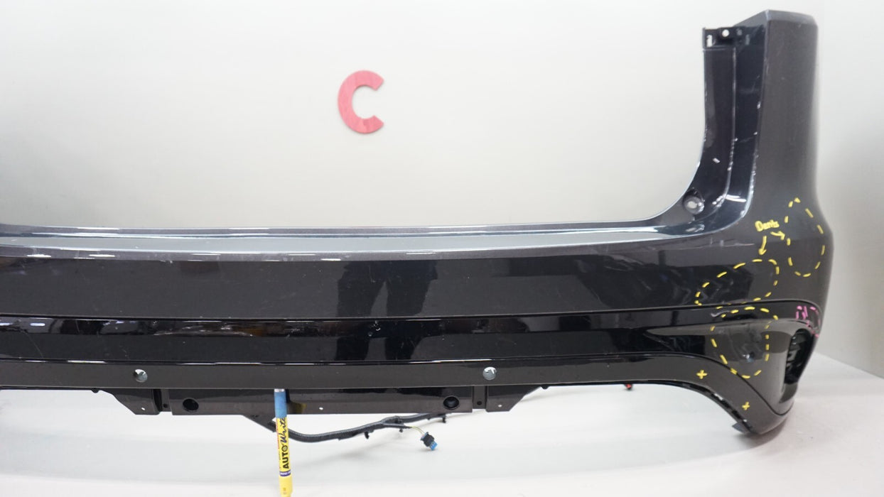 2021-2023 JAGUAR F PACE REAR BUMPER COVER W HARNESS OEM MK83-17D781-AAW