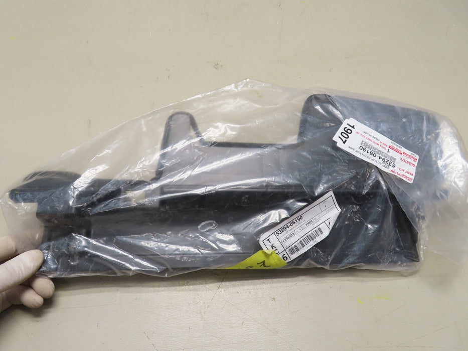 2012-2014 TOYOTA CAMRY FRONT LEFT DRIVER SIDE RADIATOR DEFLECTOR OEM 53294-06190