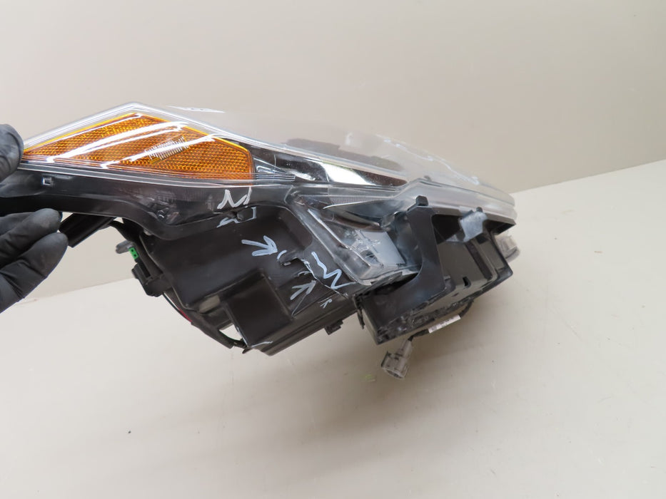2017 - 2019 NISSAN ROGUE FRONT RIGHT PASSENGER SIDE HEADLIGHT HALOGEN W/LED OEM