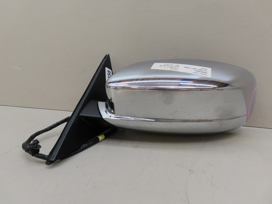 2011-2018 CHRYSLER 300 FRONT LEFT DRIVER SIDE DOOR REAR VIEW MIRROR CHROME OEM
