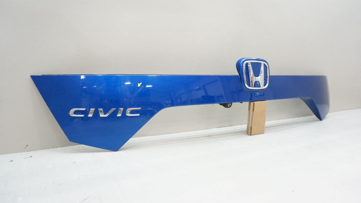 2016-2021 HONDA CIVIC REAR TRUNK LID MOLDING TRIM WITH CAMERA OEM 74890-TBAA-A1