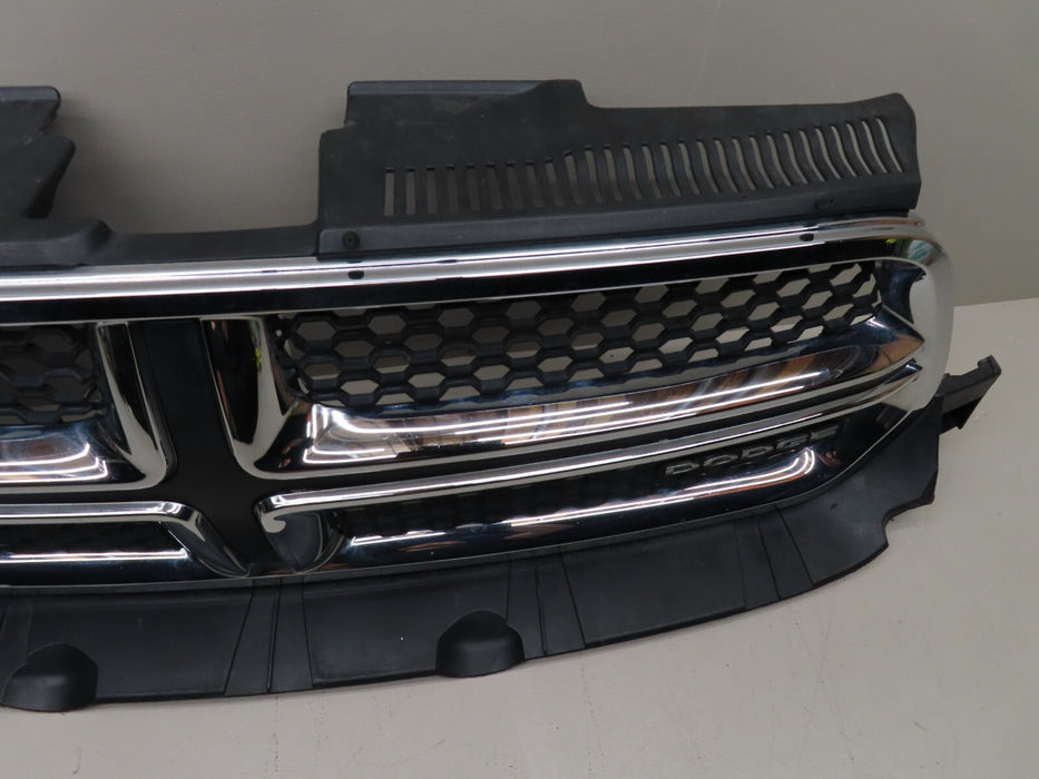 2011-2013 DODGE DURANGO FRONT BUMPER GRILLE GRILL CHROME/BLACK 55079364AF OEM