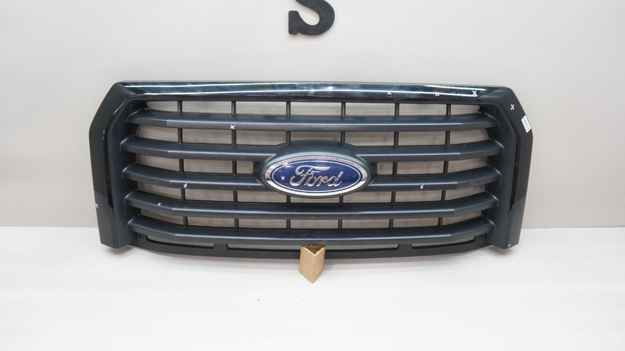 2015-2017 FORD F-150 FRONT BUMPER RADIATOR GRILLE OEM FL348200