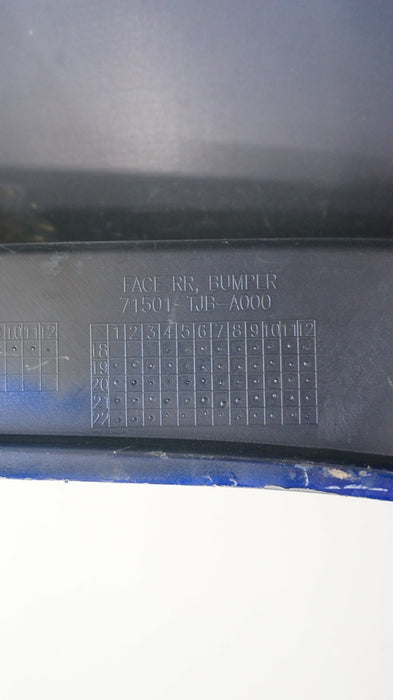 2019-2021 ACURA RDX REAR BUMPER COVER PANEL OEM 71501-TJB-A000