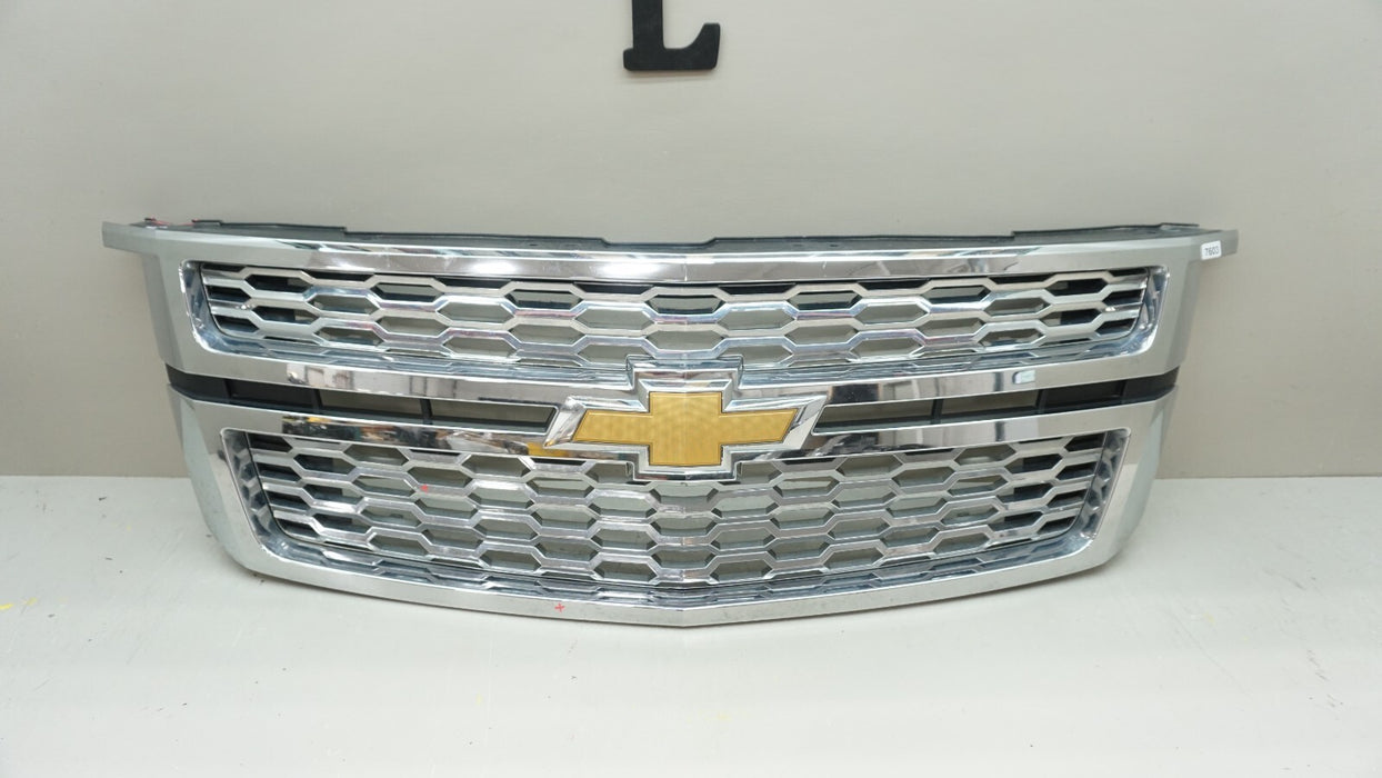 2015-2020 CHEVROLET TAHOE FRONT UPPER RADIATOR GRILLE GRILL OEM 2344094