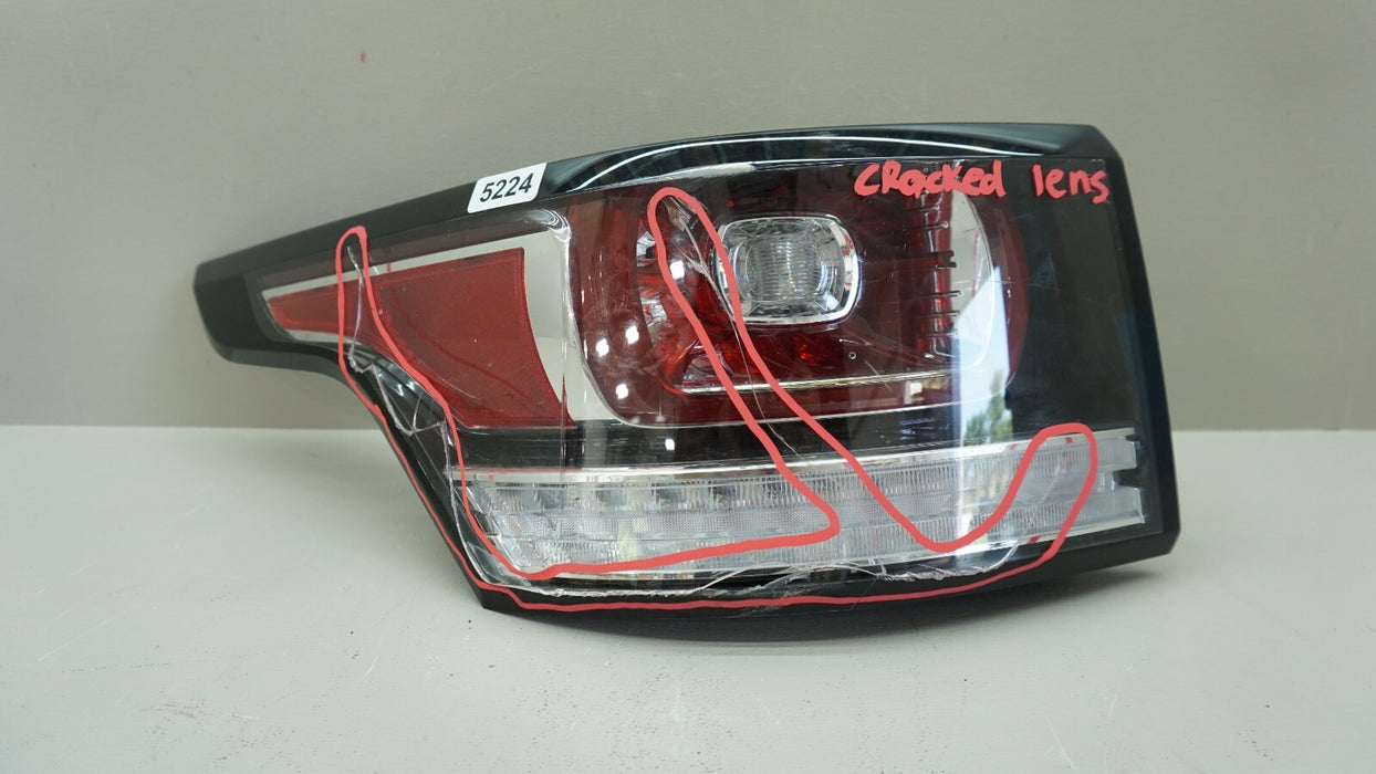 2015-2017 RANGE ROVER SPORT L494 REAR LEFT TAIL LIGHT LAMP OEM DK62-13405-BA