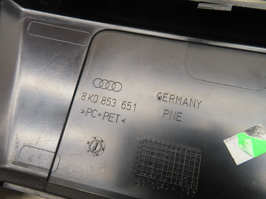 2010 - 2012 AUDI A4 FRONT BUMPER RADIATOR GRILL GRILLE W/ CHROME BEZEL OEM