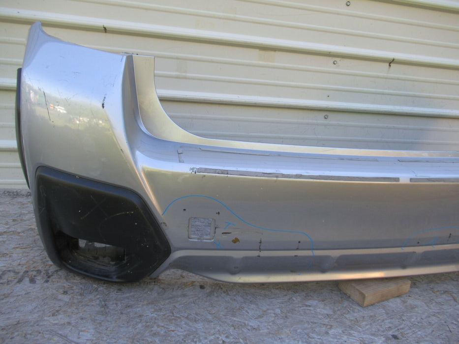 2018-2019 SUBARU CROSSTRACK REAR BUMPER COVER PLASTIC SILVER FACTORY OEM