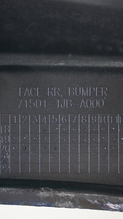 2019-2021 ACURA RDX REAR BUMPER COVER PANEL OEM 71501-TJB-A000