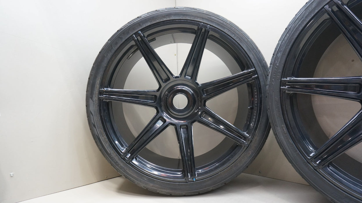 ROLLS ROYCE VOSSEN FORGED SERIES S17-11 SET RIMS W TIRES. NO TPMS SENSORS