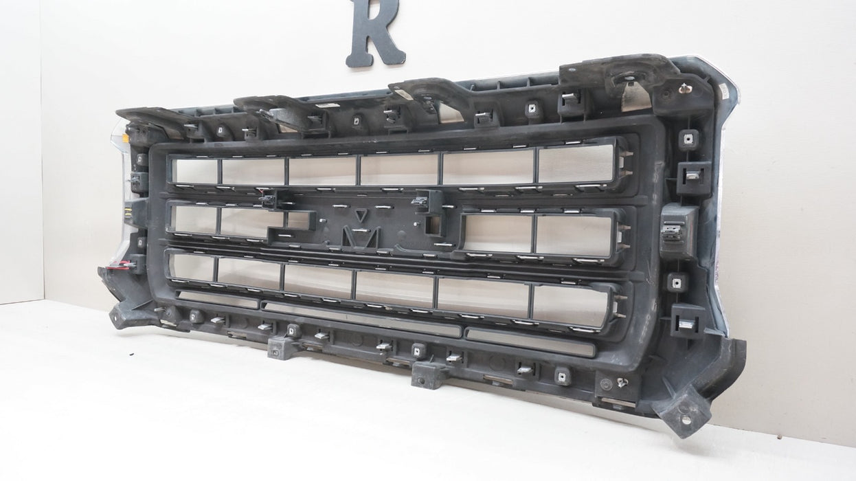 2014-2015 GMC SIERRA 1500 FRONT BUMPER CHROME RADIATOR GRILLE OEM 22757216