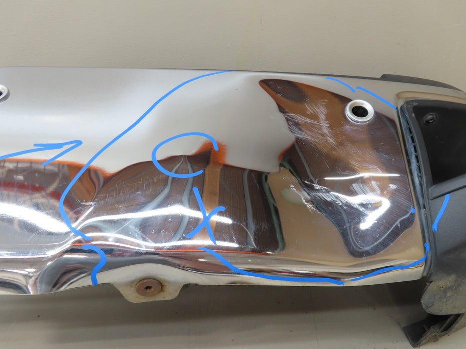 2015-2019 CHEVROLET/GMC SILVERADO/SIERRA 2500/3500 REAR METAL BUMPER OEM