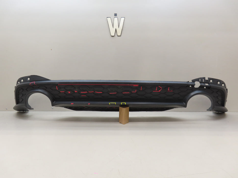 2022-2024 VOLKSWAGEN JETTA GLI REAR LOWER VALANCE BUMPER COVER OEM