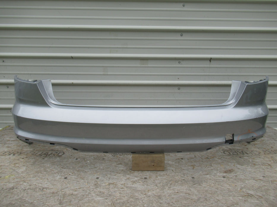 2017-2018 AUDI A4 S-LINE REAR BUMPER COVER PANEL PLASTIC SILVER 8W5807511 OEM