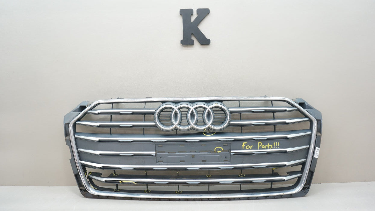 *FOR PARTS* 2018-2019 AUDI A5 FRONT RADIATOR GRILLE GRILL 8W6853651AB OEM