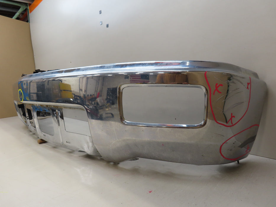 2014 2015 CHEVROLET SILVERADO 1500 FRONT BUMPER METAL OEM