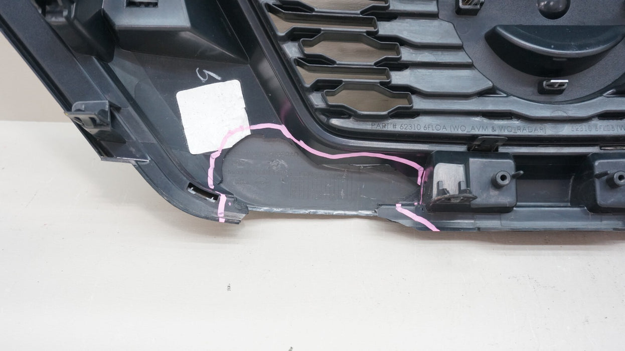 2017-2019 NISSAN ROGUE FRONT BUMPER RADIATOR GRILLE OEM 623106FL0B