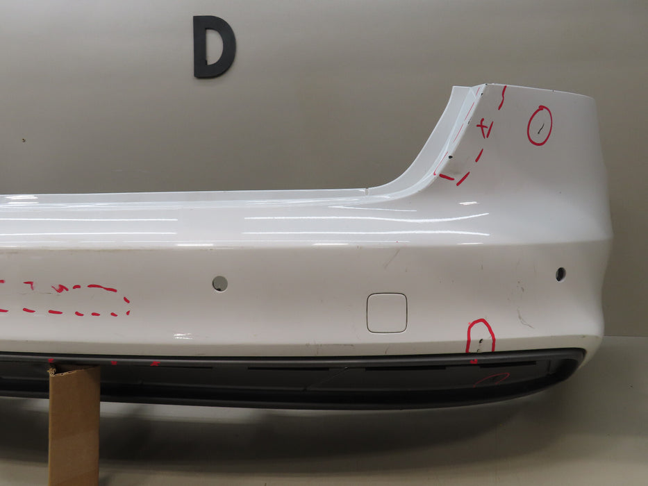 2009-2012 AUDI A4 S-LINE REAR BUMPER COVER W/VALANCE OEM