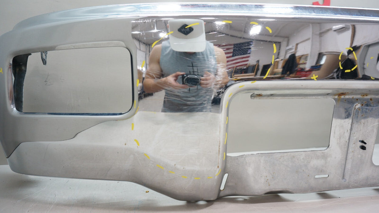 2014-2015 CHEVROLET SILVERADO 1500 FRONT METAL BUMPER COVER OEM
