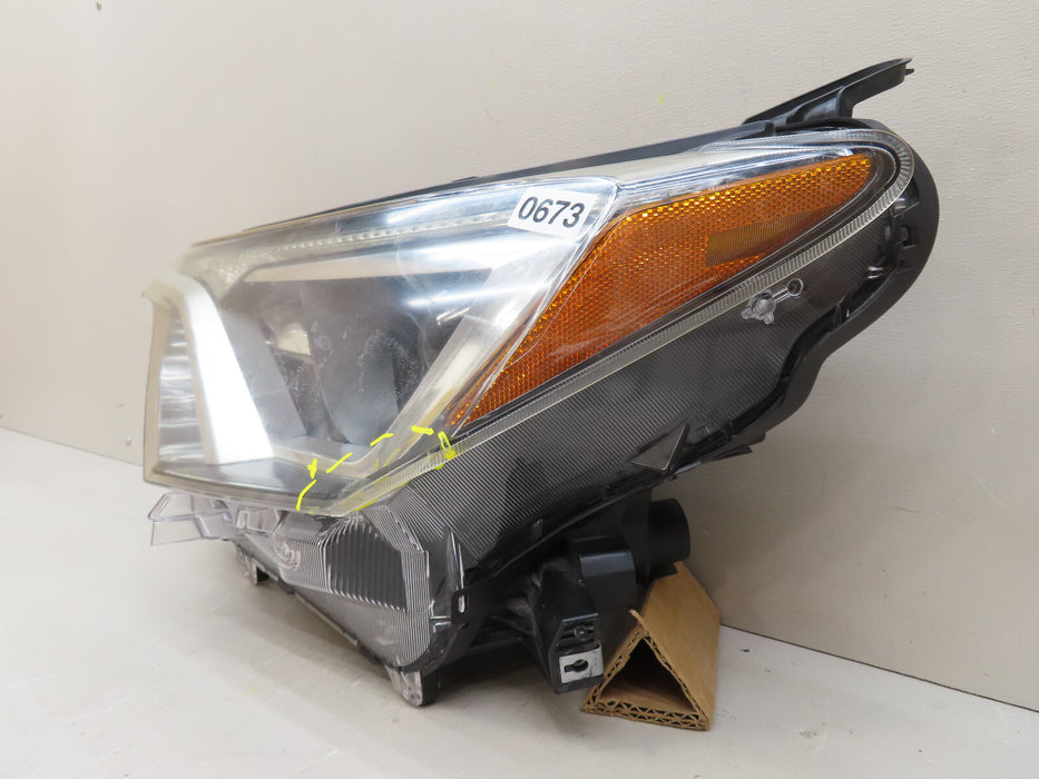 2016 2017 2018 TOYOTA RAV4 FRONT LEFT DRIVER HEADLIGHT HALOGEN OEM