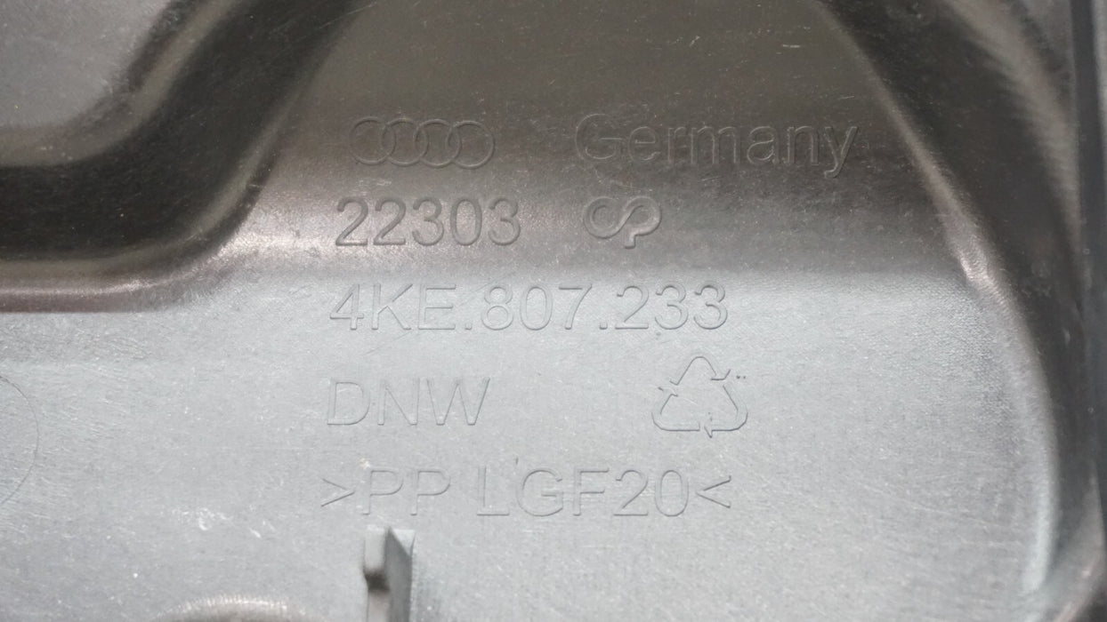 2019-2021 AUDI E-TRON FRONT BUMPER GRILLE SUPPORT BRACKET OEM 4KE807233