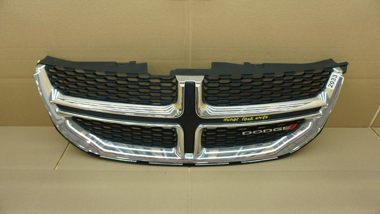 2012-2014 DODGE JOURNEY FRONT BUMPER UPPER GRILL GRILLE OEM 68127609AA 12 13 14