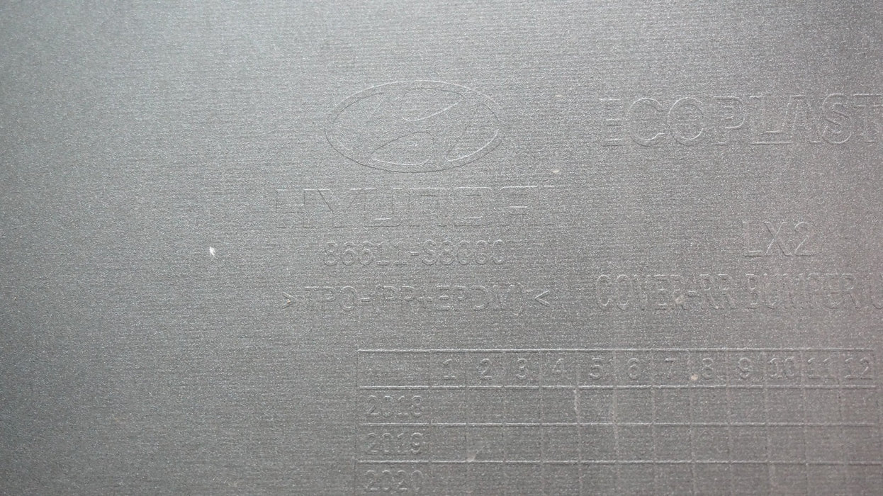 2020-2022 HYUNDAI PALISADE REAR BUMPER COVER PANEL 86611-S8000 OEM