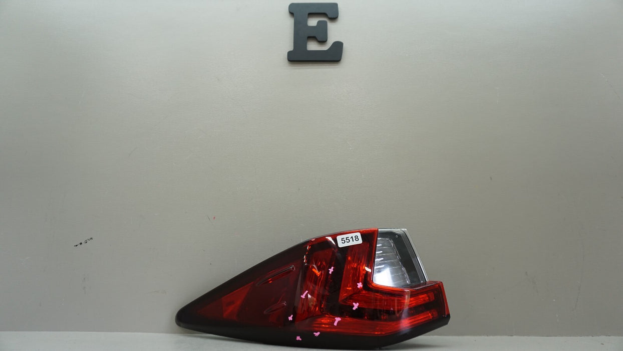 2016-2019 LEXUS RX350 RX450H REAR LEFT DRIVER SIDE OUTER TAIL LIGHT LAMP OEM