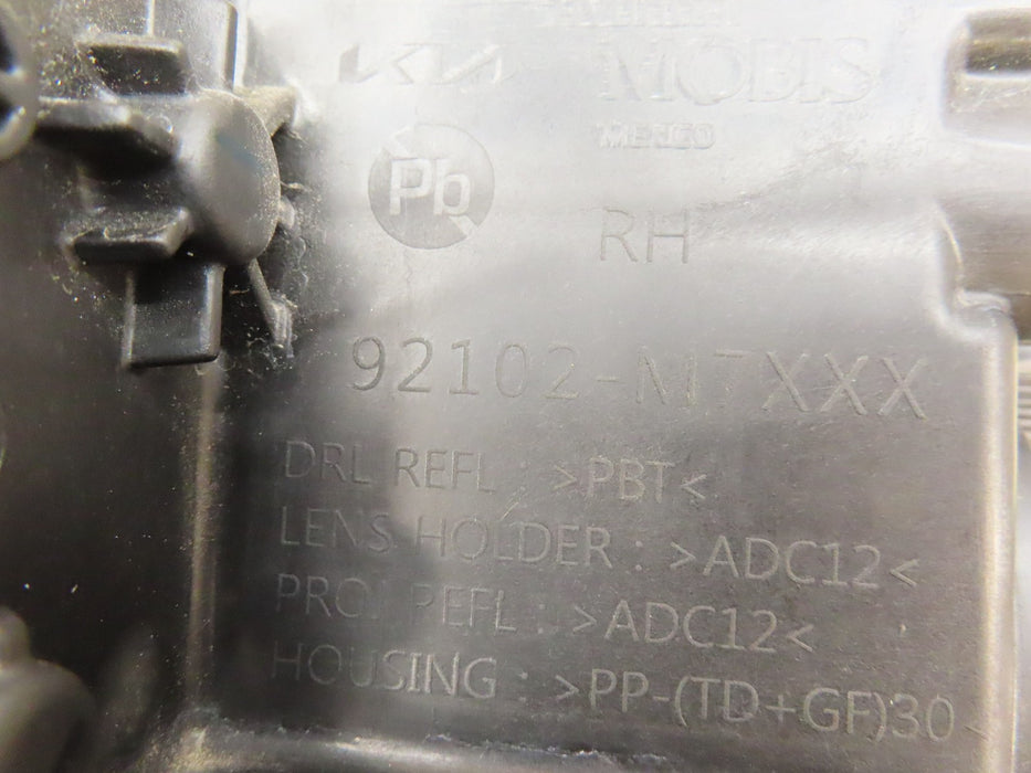 2022-2024 KIA FORTE FRONT RIGHT PASSENGER HEADLIGHT OEM PARTS ONLY 9338