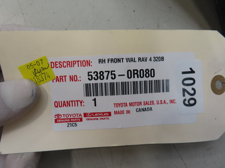 2019-2024 TOYOTA RAV4 FRONT RIGHT PASSENGER SIDE FENDER LINER OEM