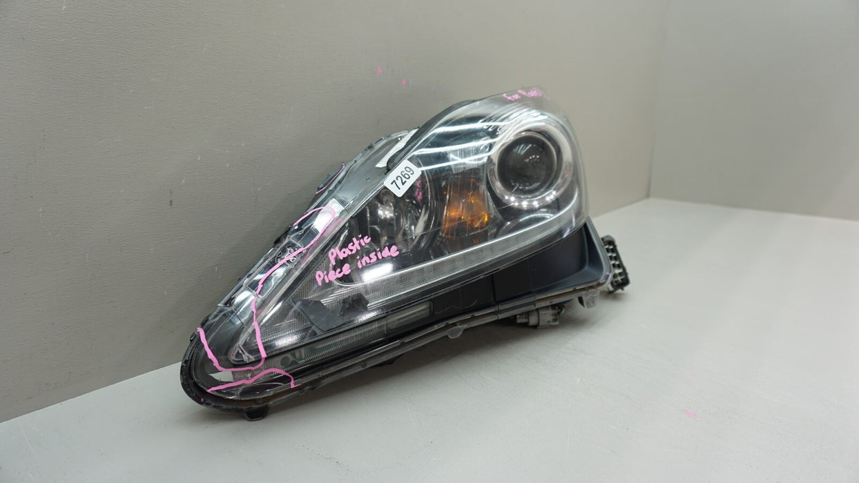 FOR PARTS! 2006-2010 LEXUS IS250 IS350 FRONT LEFT DRIVERS SIDE HEADLIGHT XENON