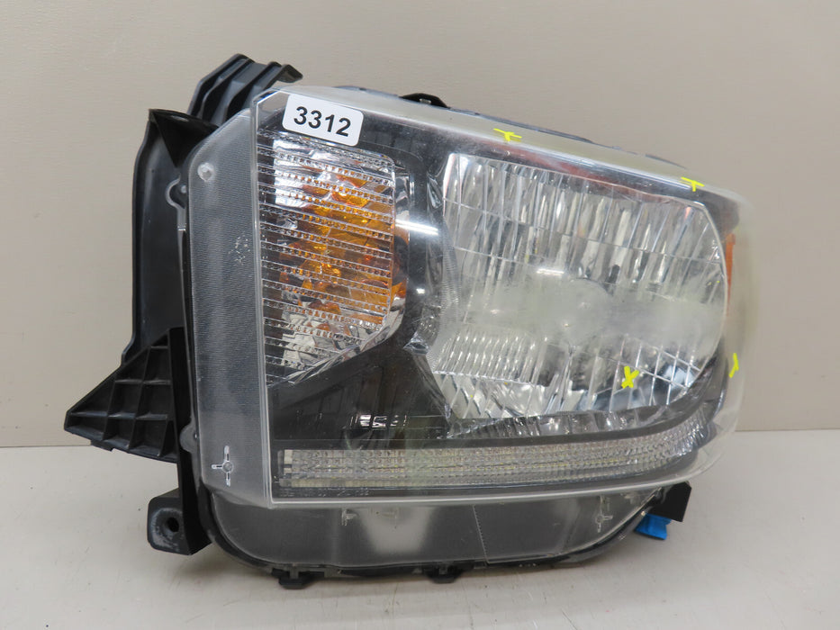 2014-2017 TOYOTA TUNDRA FRONT LEFT DRIVER SIDE HEADLIGHT HALOGEN/LED OEM