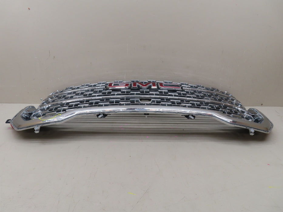 2020-2022 GMC ACADIA DENALI FRONT RADIATOR GRILLE W/ EMBLEM BADGE OEM 84818781