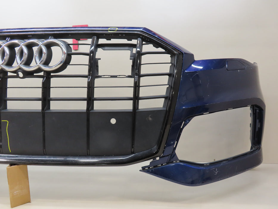 2017 2018 2019 AUDI Q7 FRONT BUMPER COVER W/GRILLE OEM