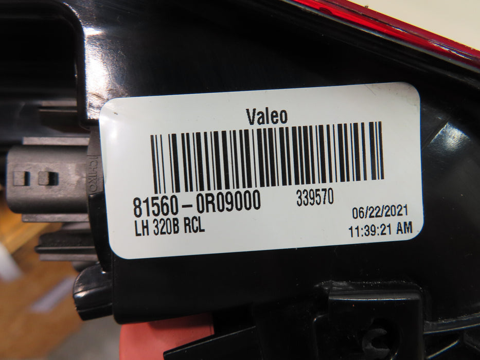 2019-2022 TOYOTA RAV4 REAR LEFT DRIVER TAIL LIGHT AFTERMARKET 81560-0R09000
