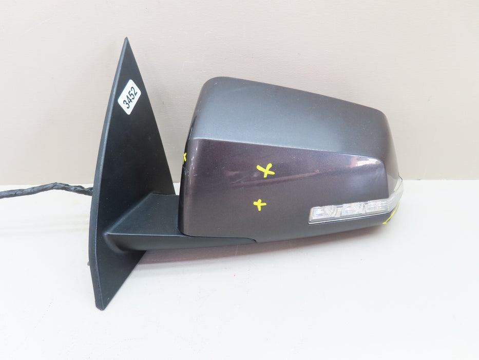 2013-2014 CHEVROLET TRAVERSE FRONT LEFT EXTERIOR REAR VIEW MIRROR OEM 22842424