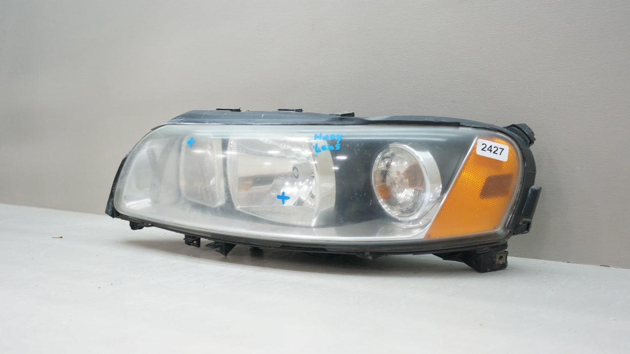 2005-2009 VOLVO S60 FRONT LEFT SIDE HALOGEN HEADLIGHT OEM 30648199
