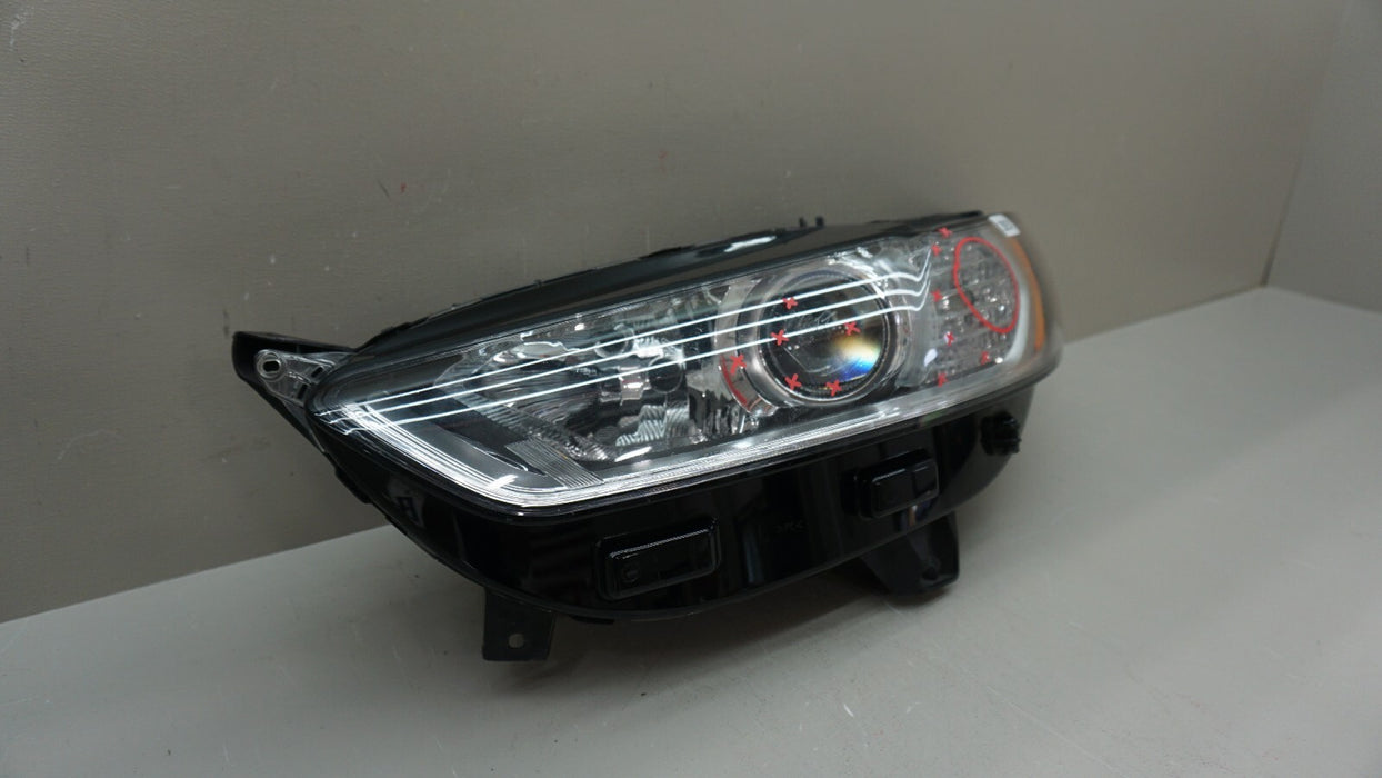 2013-2016 FORD FUSION FRONT LH LEFT DRIVER SIDE HALOGEN HEADLIGHT OEM