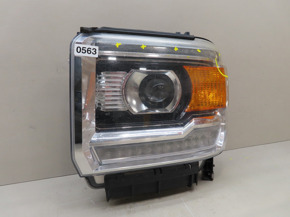 2014-2017 GMC SIERRA 2500 3500 HD LEFT HEADLIGHT LAMP HALOGEN LED OEM 23130715